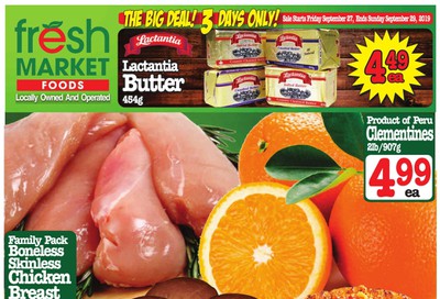 Fresh Market Foods Flyer September 27 to October 3