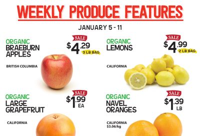 Pomme Natural Market Flyer January 5 to 11