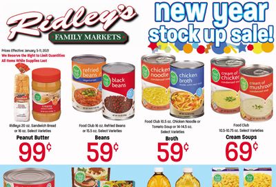 Ridley's Weekly Ad Flyer January 5 to January 11, 2021