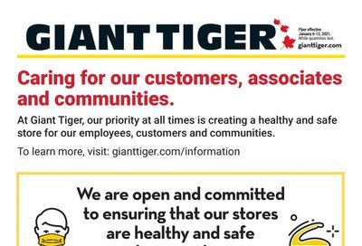 Giant Tiger (ON) Flyer January 6 to 12