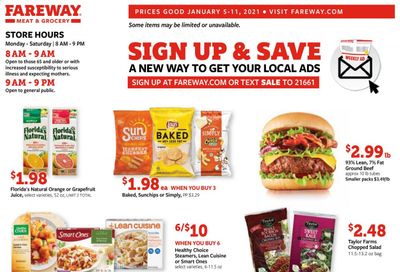 Fareway (IA, IL, MN, MO, NE, SD) Weekly Ad Flyer January 5 to January 11
