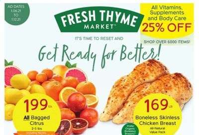 Fresh Thyme Weekly Ad Flyer January 6 to January 12