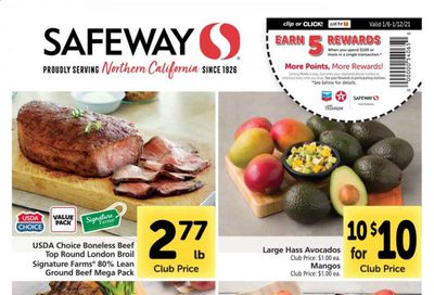 Safeway (AZ, CA, CO, HI, MD, NE, OR, VA, WA) Weekly Ad Flyer January 6 to January 12