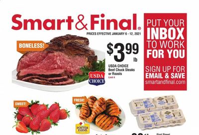 Smart & Final (AZ, CA, NV) Weekly Ad Flyer January 6 to January 12