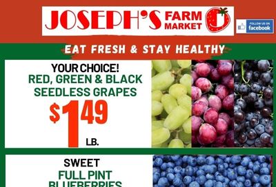 Joseph's Farm Market Flyer January 6 to 11