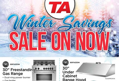 TA Appliances and Barbecues Flyer January 13 to 31