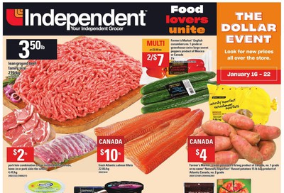 Independent Grocer (Atlantic) Flyer January 16 to 22