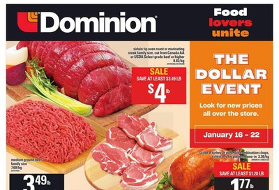 Dominion Flyer January 16 to 22