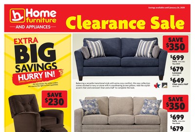 Home Furniture (Atlantic) Flyer January 16 to 26