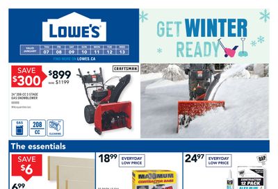 Lowe's Flyer January 7 to 13