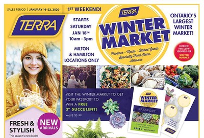 Terra Greenhouses Flyer January 16 to 22