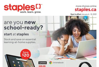 Staples Flyer January 6 to 12