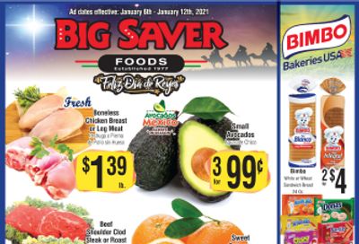 Big Saver Foods Weekly Ad Flyer January 6 to January 12, 2021