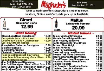 Magruder's Weekly Ad Flyer January 6 to January 12, 2021