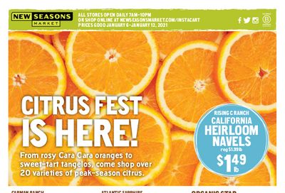 New Seasons Market (OR) Weekly Ad Flyer January 6 to January 12, 2021