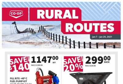 Co-op (West) Rural Routes Flyer January 7 to 20