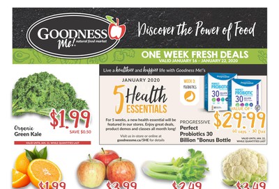 Goodness Me Flyer January 16 to 22
