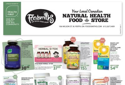 Foodsmiths Health First Flyer January 2 to 16