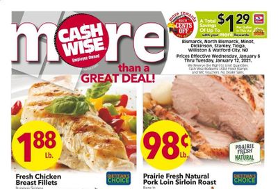Cash Wise (MN, ND) Weekly Ad Flyer January 6 to January 12
