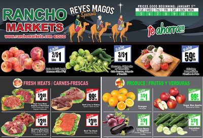 Rancho Markets Weekly Ad Flyer January 5 to January 11