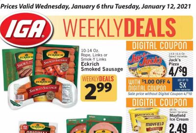 IGA Weekly Ad Flyer January 6 to January 12