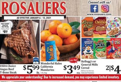 Rosauers Weekly Ad Flyer January 6 to January 12