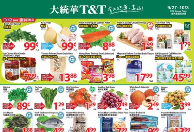 T&T Supermarket (GTA) Flyer September 27 to October 3