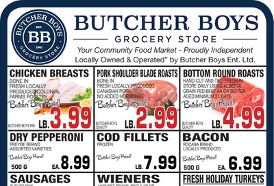 Butcher Boys Grocery Store Flyer September 25 to October 4
