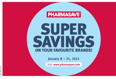 Pharmasave (ON) Super Savings  Flyer January 8 to 21