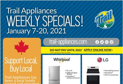 Trail Appliances (AB & SK) Flyer January 7 to 20