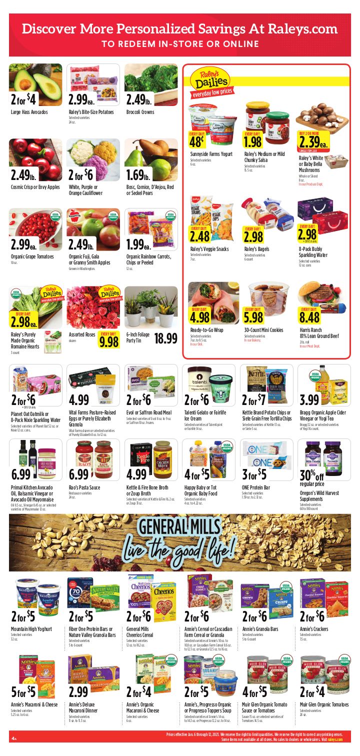 Raley's Weekly Ad Flyer January 6 to January 12, 2021