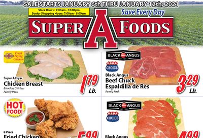Super A Foods Weekly Ad Flyer January 6 to January 12, 2021