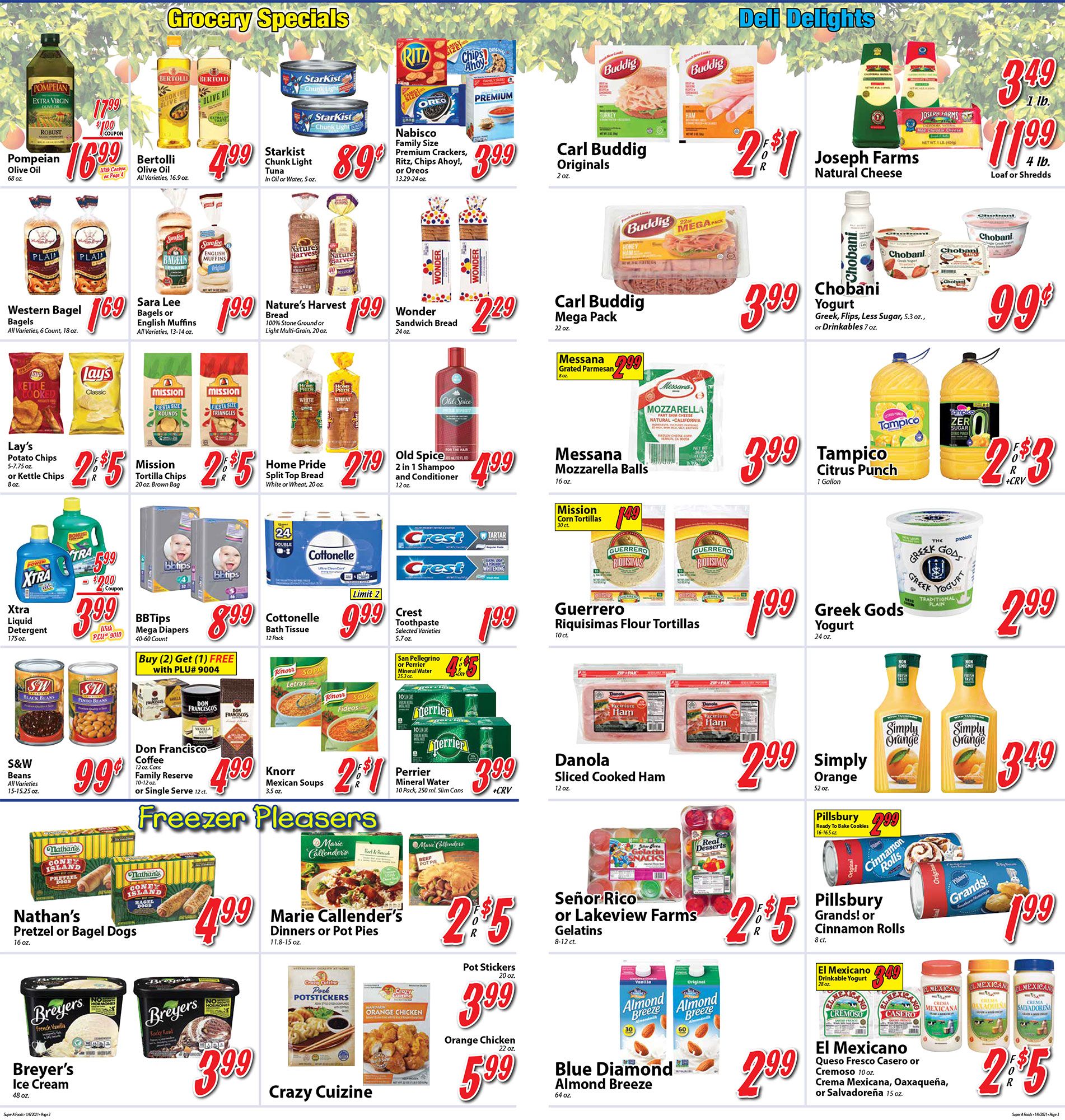 Super A Foods Weekly Ad Flyer January 6 to January 12, 2021
