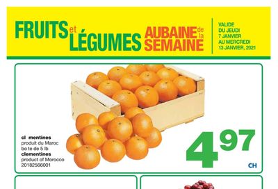 Wholesale Club (QC) Produce Deal of the Week Flyer January 7 to 13