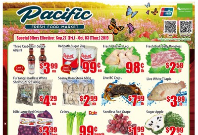 Pacific Fresh Food Market (North York) Flyer September 27 to October 3