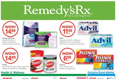 Remedy's RX Flyer September 27 to October 31