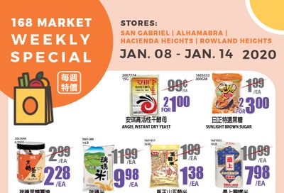 168 Market (CA) Weekly Ad Flyer January 8 to January 14, 2021