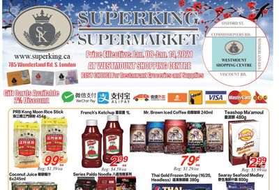 Superking Supermarket (London) Flyer January 8 to 14