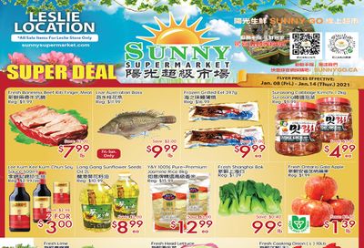 Sunny Supermarket (Leslie) Flyer January 8 to 14