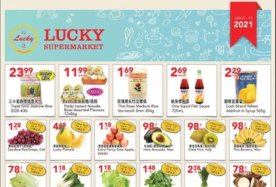 Lucky Supermarket (Calgary) Flyer January 8 to 14