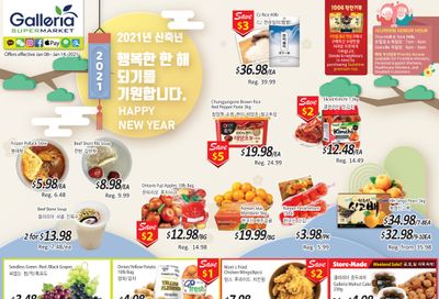 Galleria Supermarket Flyer January 8 to 14