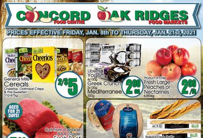 Concord Food Centre & Oak Ridges Food Market Flyer January 8 to 21