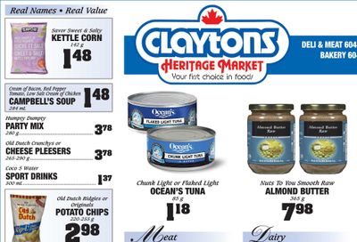 Claytons Heritage Market Flyer January 8 to 14