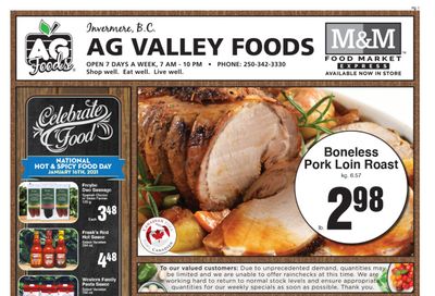 AG Foods Flyer January 8 to 14