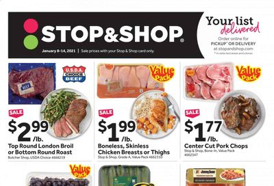 Stop & Shop (NY) Weekly Ad Flyer January 8 to January 14