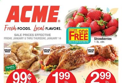 ACME Weekly Ad Flyer January 8 to January 14