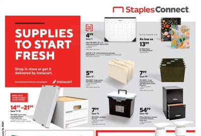 Staples Weekly Ad Flyer January 10 to January 16