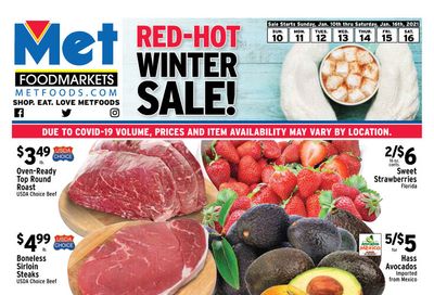 Met Foodmarkets Weekly Ad Flyer January 10 to January 16, 2021
