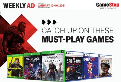 GameStop Weekly Ad Flyer January 10 to January 16