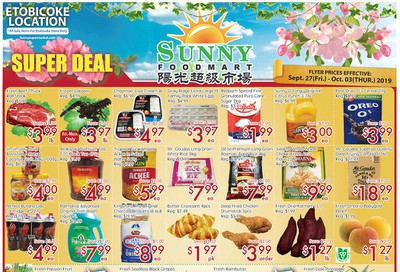 Sunny Foodmart (Etobicoke) Flyer September 27 to October 3